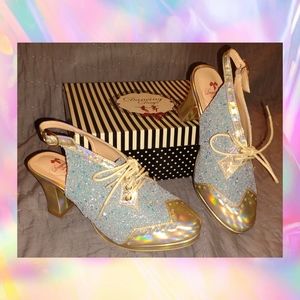 Banned Apparel pinup rockabilly heels sz 38/us 7.5